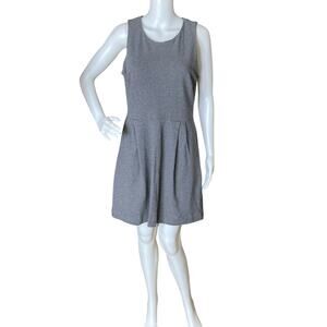 Madewell 100% Cotton Knit Mini Dress Size M Gray